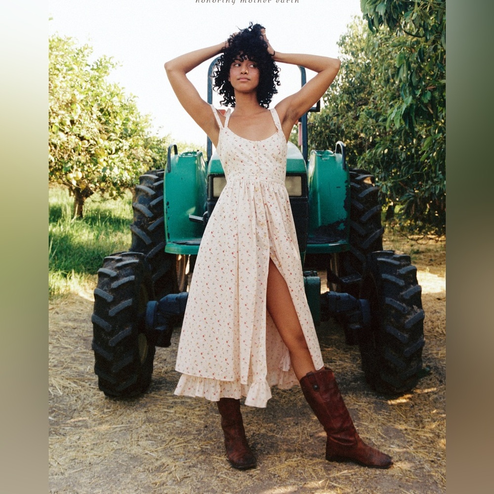 Christy Dawn Nicks Dress in Carnelian Aster